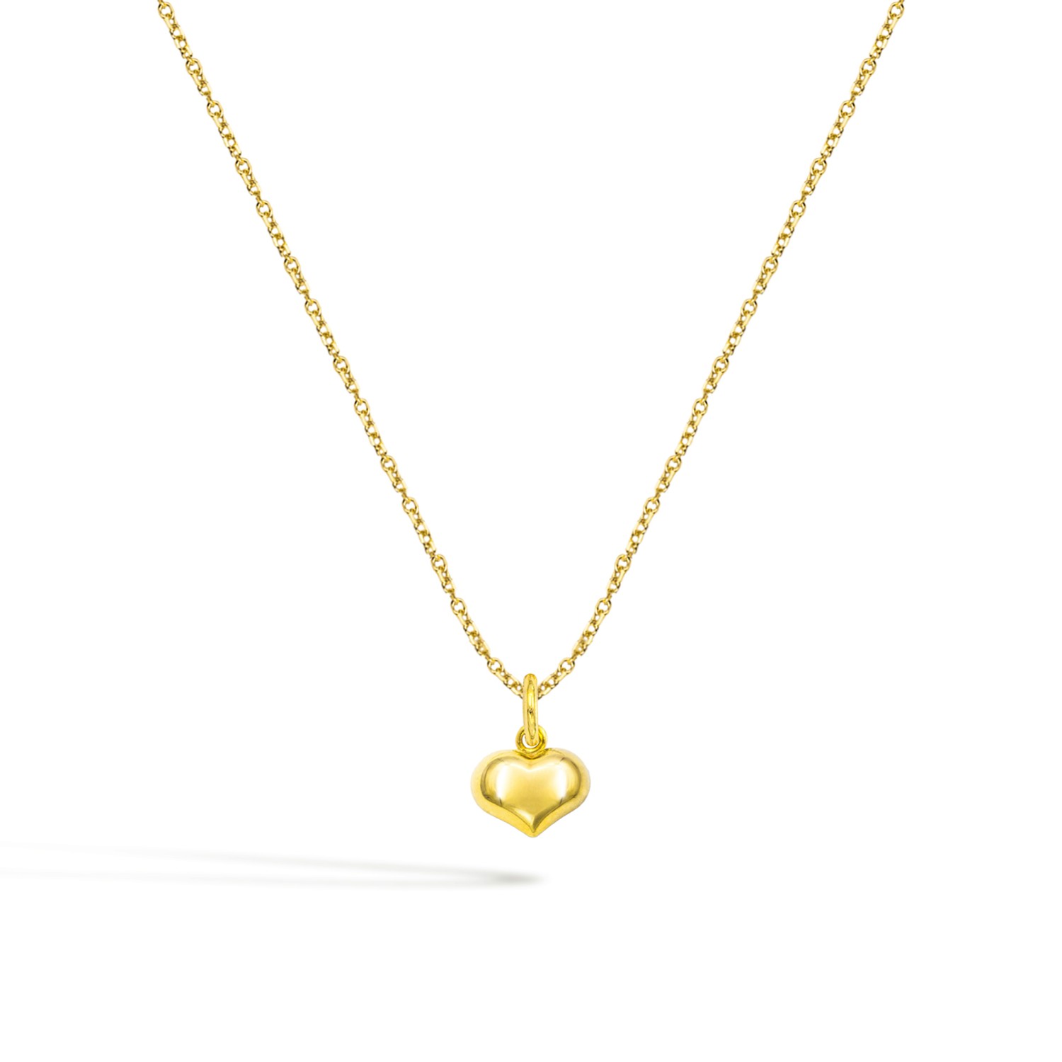 Collana Cuore in Oro 9 Kt  Ref. C0126G9 - FACCO