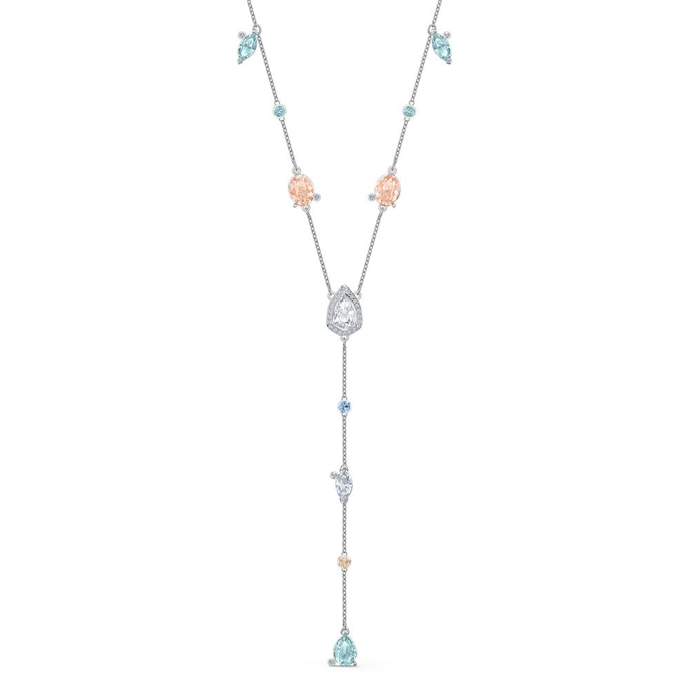 Collana Swarovski - a y sunny, multicolore chiaro, placcato rodio Ref. 5518415 - SWAROVSKI