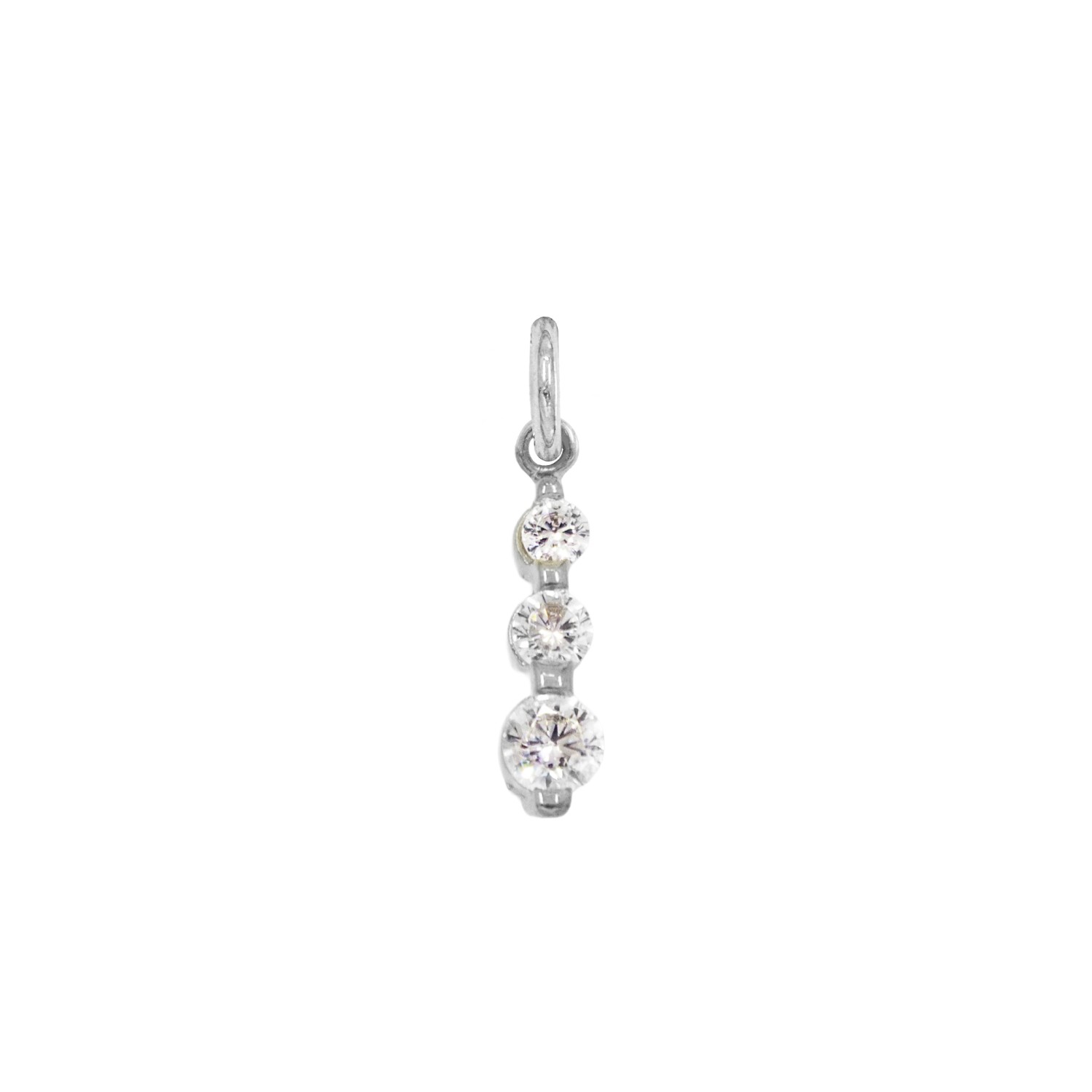 Charm Luce in Oro 9 Kt e Zirconi  Ref. A0169B9 - FACCO