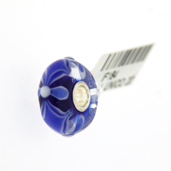 Trollbeads Unico in Vetro - OOAK Original Trollbeads  blu e azzurroRif. UNICO 20 - TROLLBEADS