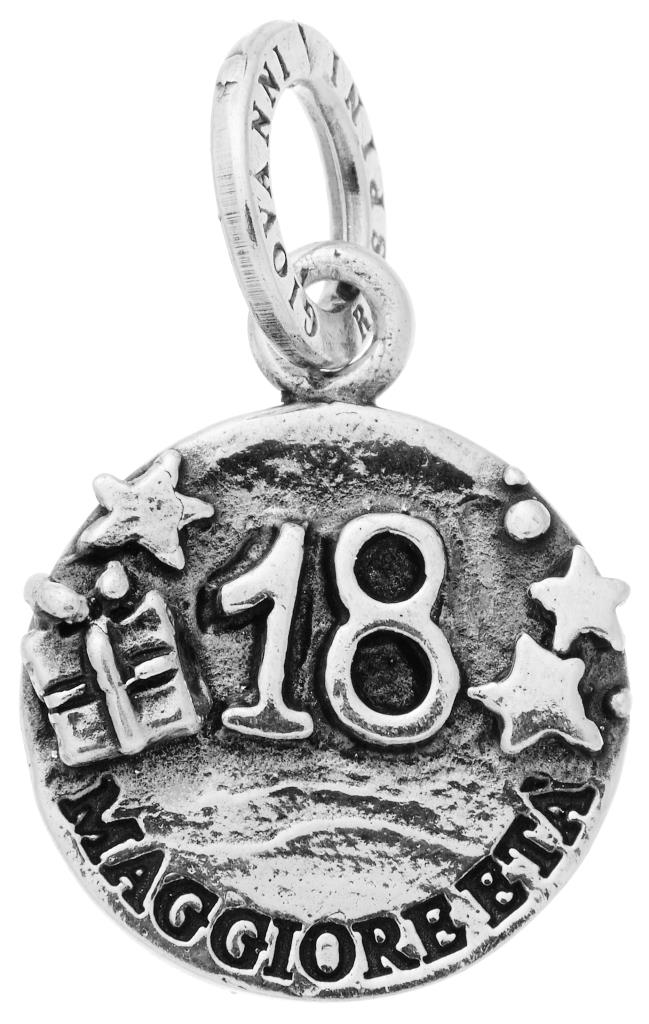 Giovanni Raspini - Charm Medaglia Maggiore Età Ref. 10279 - GIOVANNI RASPINI