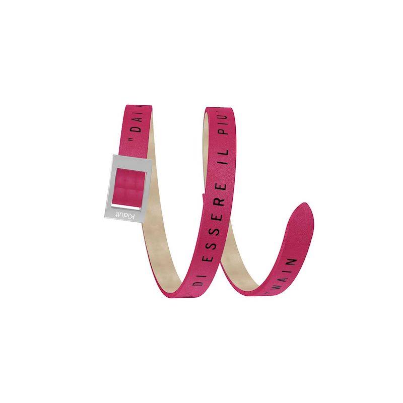 Gioielli Kidult - Cinturino/Bracciale in pelle e acciaio 316L Ref. 731530 - KIDULT