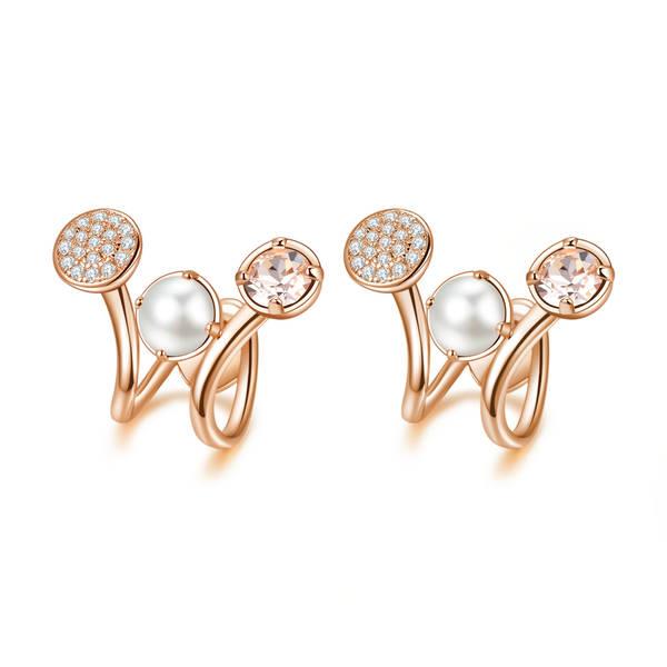 ORECCHINI BROSWAY - Orecchini AFFINITY in ottone e galvanica oro rosa  Ref. BFF80 - BROSWAY