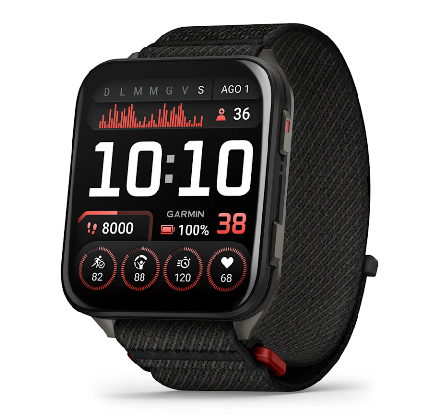 Garmin Venu® X1 - Black con fondello in titanio slate e cinturino in nylon ComfortFit black Ref. 010-02980-02 - GARMIN