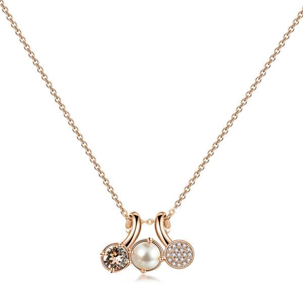 COLLANA BROSWAY - Collana AFFINITY in ottone e galvanica oro rosa Ref. BFF70 - BROSWAY