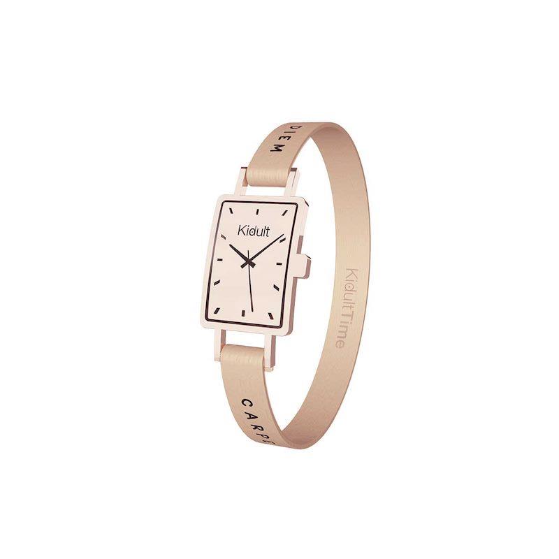 Gioielli Kidult - Bracciale in acciaio 316L e Pvd Ros&egrave; (57x43.5 mm) Ref. 731536S - KIDULT